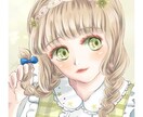 お人形みたいなキラキラな女の子描きます サービス開始記念☆10件目までの特別価格！ イメージ2
