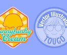 可愛くてポップなロゴを制作します 可愛い・ポップ・レトロなロゴが欲しい方に イメージ1