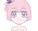 アイコンイラスト作成いたします ほわほわかわいい女の子をアイコンにして皆にアピールしよう イメージ2