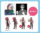 かっこいいかわいい中性的なイラスト作成します 【セール中】立ち絵、キャラデザ◎安い/丁寧/料金一律 イメージ6
