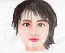似顔絵水彩画の手描きの作品ですます 一品一品手描きの作品です水彩画です イメージ2