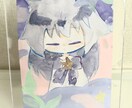 原画譲渡可能！アナログイラスト描きます かわいいパステルカラーから鮮やかな原色、透明水彩の淡い色まで イメージ3