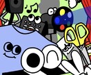 かわいいキャラクターを作ります 私のアイコンのカエルのようなキャラクターです。 イメージ3