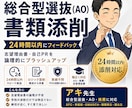 24時間以内／総合型選抜（AO）書類を添削します 実績不問！あなたの志望理由を24時間で「受かるロジック」へ イメージ1