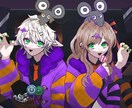 歌ってみた･配信･動画用のサムネイル制作いたします ダーク･病み系を基調とした雰囲気を得意としています イメージ6