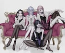 気怠さと儚さを纏う人物を描きます 立ち絵/一枚絵/キャラデザ　制作いたします イメージ3