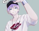 SNS等アイコン、ヘッダー用イラスト受け付けてます かっこいい男の子のイラストの依頼なら是非！ イメージ1