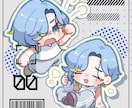 SDキャラ・デフォルメイラスト制作いたします かわいいキャラからゆるい表情差分まで対応可能です！ イメージ8