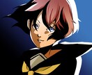 スタイリッシュなキャライラスト・立ち絵を描きます あなたのキャラをシャープで印象的なイラストに仕上げます！ イメージ1