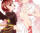 アイコン、ヘッダー、一枚絵、ちびキャラ描きます 貴方だけの可愛い女の子のキャラ描きます！ イメージ6