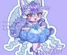 アイコン・1枚絵・似顔絵などイラスト提供します キラキラ×レトロなイラストで個性をアピール イメージ4