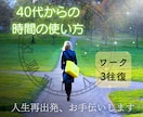 40代からの、人生再出発のお手伝いをします 「①理想の生活を描くワーク」で時間の使い方をグレードアップ！ イメージ1