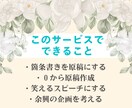 プロライター〉が結婚式スピーチ作成を代行します 「文章をまとめて」「堅い文章変えたい」などご要望を叶えます イメージ3