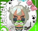 正方形シール風イラスト描きます ミニキャラと装飾を描きます。グッズ化OK！ イメージ2