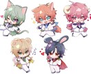 あなただけのキャラクターを制作します キャラデザ/立ち絵/SNSアイコン/配信用などに！ イメージ4