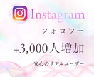 インスタ★鬼拡散でフォロワー+3000人増加します 安心の低価格☆＋3,000人 3,000円☆でご提供中！！ イメージ1
