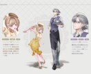 幅広いキャラクターの立ち絵を制作します 厚塗りで、キャラクターの魅力を丁寧に描きます。 イメージ4