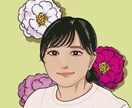 鮮やかでかわいい、こだわりの似顔絵アイコン描きます アイコンに自分の写真を使うより、イラストがいい！という方へ イメージ1