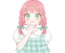 ふんわり可愛いアイコンを描きます 優しい雰囲気で制作します♪各種SNSなどにどうぞ イメージ7