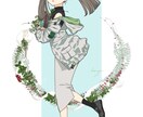 ラフリテイク各1　【廉価枠】カラーイラスト描きます サムネ、バナー、立ち絵なども承ります イメージ9