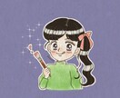 3名限定価格★90年代少女漫画風アイコン描きます あの日夢中になった物語のヒロインに。キラキラした瞳を描きます イメージ3