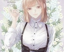 厚塗りで耽美なイラストを制作いたします アイコン、ヘッダー、MV用、鑑賞用等、華やかさを提供します イメージ1