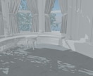 VRChat向け３Dスタジオ２面を制作します 【プロモデラー制作】VRChat向け二面背景スタジオ イメージ5