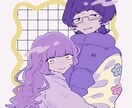 ご希望に沿った内容でアイコンや一枚絵を描きます あなた様のオリキャラなどでアイコンや一枚絵を描きます！ イメージ5
