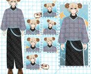 完成品魂募集Live2D対応モデルを販売しています ・VTuberスタジオ対応・Live2d・動作確認済・一点物 イメージ1