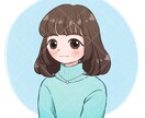 アイコンに使えるゆる可愛い似顔絵描きます かわいいイラスト似顔絵が欲しい方へ！ イメージ3
