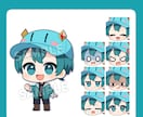 ミニキャラ(SD,デフォルメ)イラスト制作します グッズ/スタンプ/バッジ/SNSアイコン/サムネなどに！ イメージ10