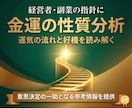 あなたの金運の「性質」と「流れ」を鑑定します 運気の現状を詳細に分析し、あなただけの対策をお伝えします イメージ1