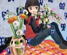 思い出の風景と大切な人を描きます 少し不思議で切ない雰囲気の絵を作成します イメージ6