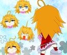 デフォルトキャラデザ（女の子）となっています デフォルトキャラデザ（女の子）で、表情差分８種あります。 イメージ2