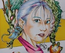 似顔絵はカラーもやっております カラー似顔絵も受け付けております是非 イメージ2