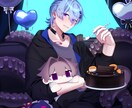 表情豊かで明るいキャラクターイラストを制作します アイコンや立ち絵にどうぞ！可愛いとカッコいいを丁寧に描きます イメージ1