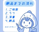 なんでも屋のさめさん【即納】ゆるいイラスト描きます ゆるくて、ちょっと脱力。SNSアイコン等にぴったり!! イメージ3