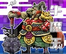オリジナルのキャラクターイラスト描きます オリジナルの可愛いキャラクターで周囲にアピール！ イメージ5