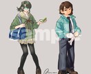 自然な仕草のキャラクター立ち絵を制作します TRPG／配信用サムネイルなどに使用できるイラストを描きます イメージ6