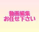 動画編集お手伝いいたします YouTubeや謝恩会などの動画をご希望に合う形で編集します イメージ1