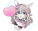 シンプル可愛いデフォルメ描きます あなたのキャラクターを私のミニキャラで可愛く描きます！ イメージ7