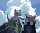 背景ありの一枚絵を制作します キャラクターや動物、機械などのモチーフに合わせた一枚絵 イメージ3