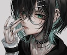 アイコン･一枚絵･キャラデザ･立ち絵お描きします 細部にこだわった厚塗りのイラストをお描きします！ イメージ2
