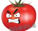 アイコン用キャラクター【トマト】販売します トマトに10個の表情入れてキャラクターに イメージ8