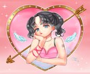 可愛いオリジナルの女の子イラストをお描きします 少しレトロで個性のあるイラストをお描きします！ イメージ7