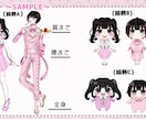 IRIAMで使用できる立ち絵お仕立てします これから活動したいあなたへのお身体お仕立てします！ イメージ1