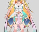 Vtuber用レイヤー分割積みイラスト作成します 三面図・配信用一枚絵・既にあるイラストのリデザインも イメージ7