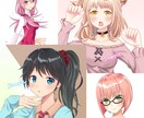 初出品記念限定５名！SNS用イラストを描きます 自分オリジナルのアイコンが欲しい方に、友人へのプレゼントに。 イメージ1