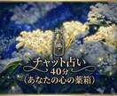 ４０分チャット◆寄り添い霊視で占います 声を出せなくても、今すぐスッキリしませんか？ イメージ1