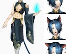 高可動域！Live2Dモデル制作致します キャラデザからモデリングまで、全て対応いたします！ イメージ4